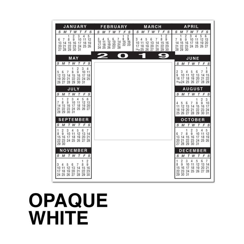 Rectangle Full Color Calendar Magnet