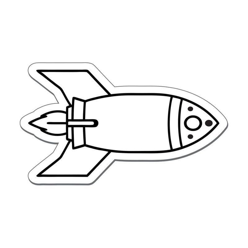 Rocket Ship Shaped Magnet