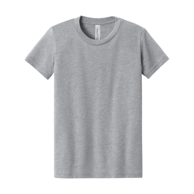BELLA+CANVAS Youth Heather CVC Tee