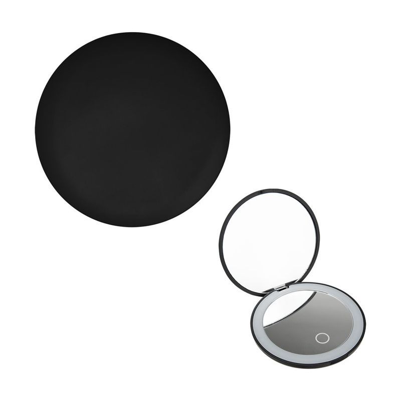 LED Mirror with Dual Magnification