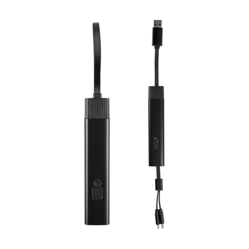 Recycled Aluminum Retractable Travel Charging Cable