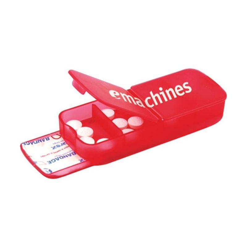 Bandage Dispenser with Pill Case