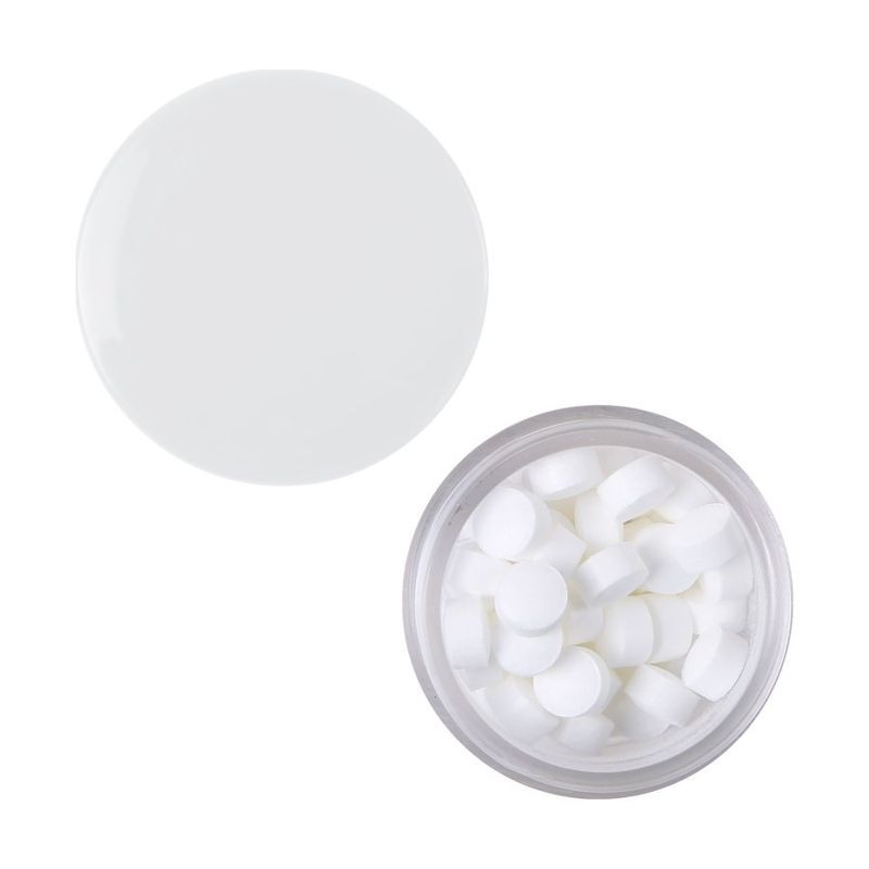Round Plastic Mint Jar with Screw Top