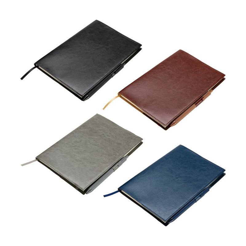 Conclave Refillable Leatherette Journal With Pen