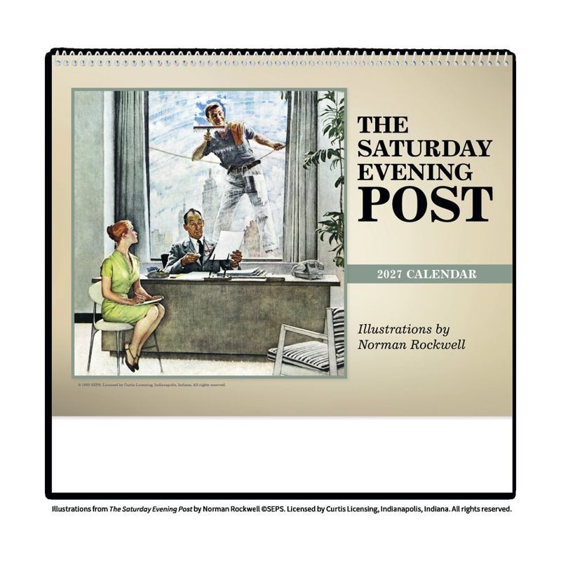 The Saturday Evening Post Deluxe Pocket Calendar