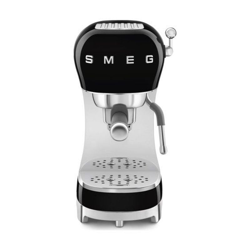 SMEG Espresso Coffee Machine Black Glossy