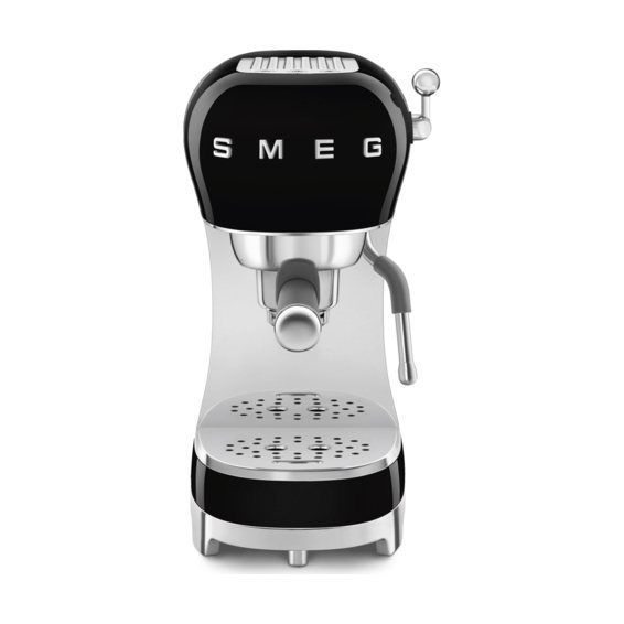 SMEG Espresso Coffee Machine Black Glossy