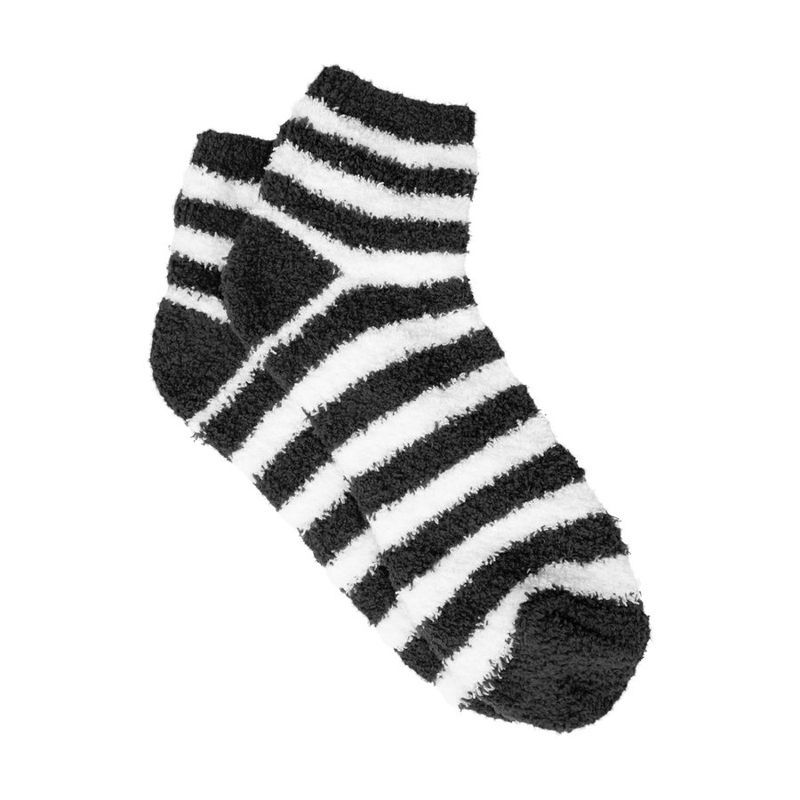 Fuzzy Stripe Socks