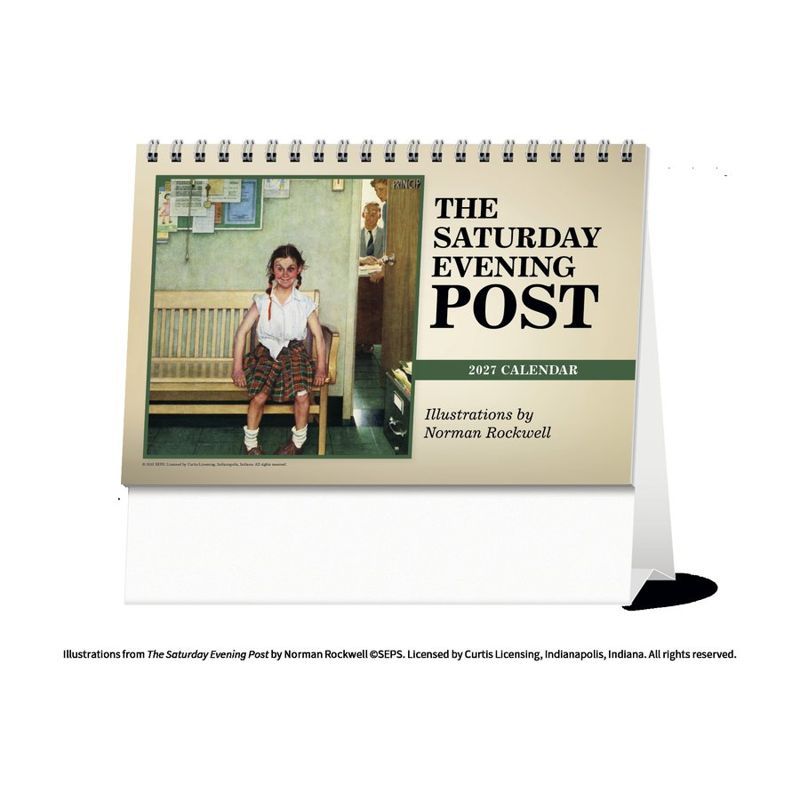 The Saturday Evening Post Large Desk Calendar