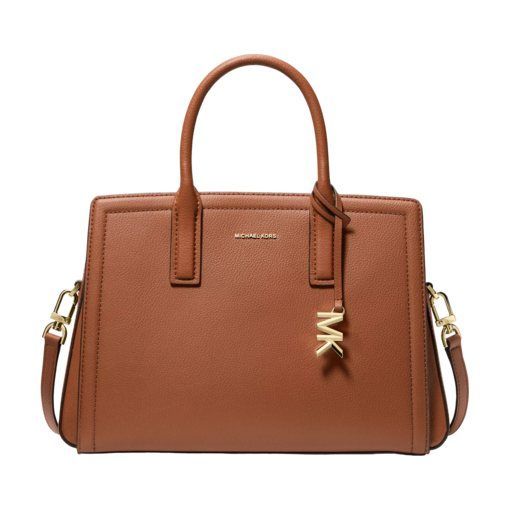 Michael Kors Laila Medium Leather Satchel