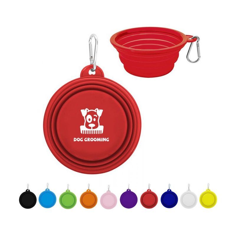 Collapsible Pet Bowl with Carabiner