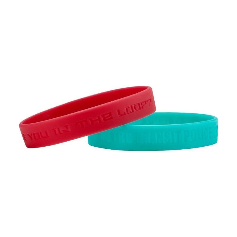 Debossed Silicone Wristband