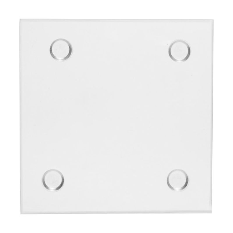 4" Square Full Color Glass Coaster