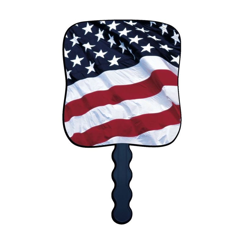 Old Glory Pictorial Fan