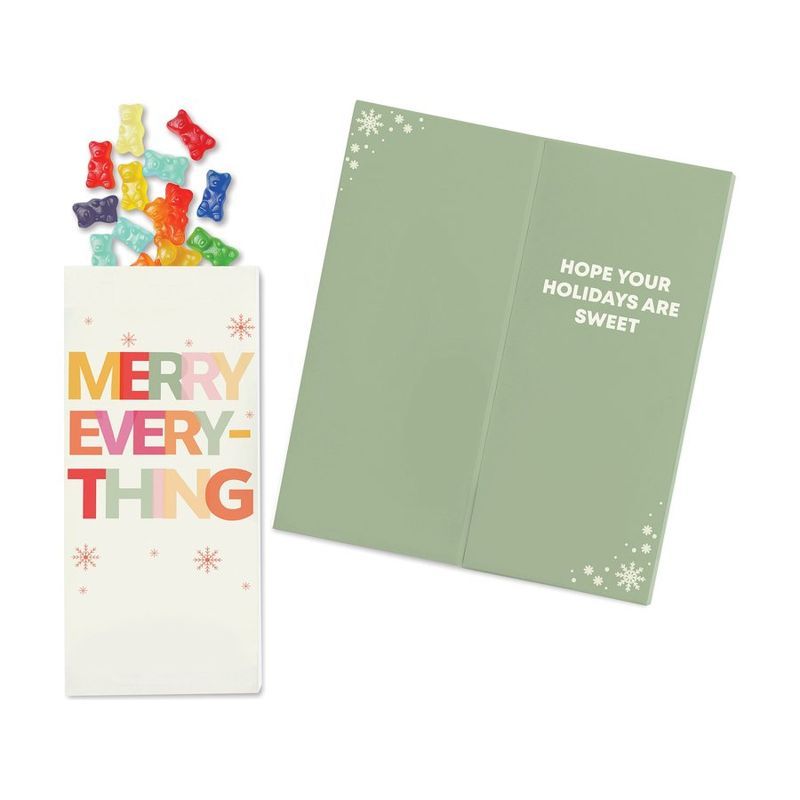 Holiday Sentiment Sweeter Card with Gummi Bears
