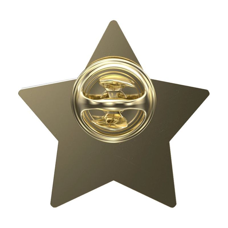 Star Lapel Pin with Digital Imprint