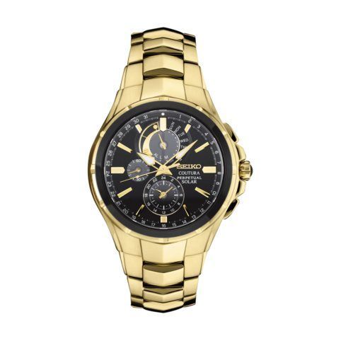 Seiko Men's Coutura Perpetual Solar Alarm Chronograph Watch