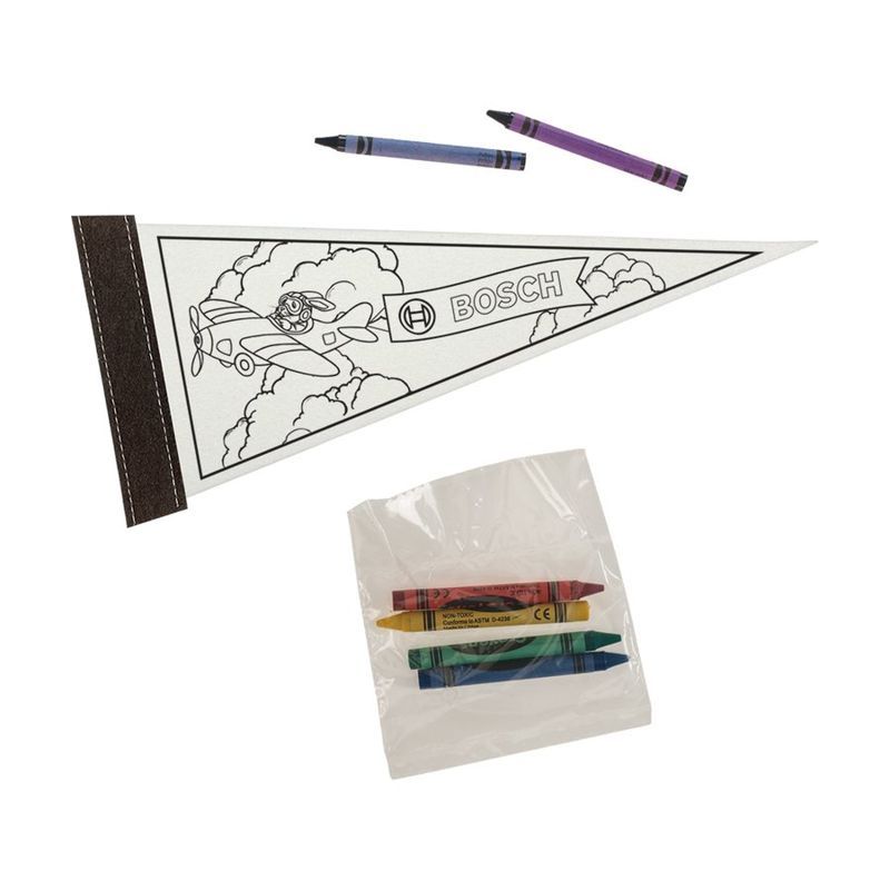 5 x 12 Inch Color Me Felt Pennant