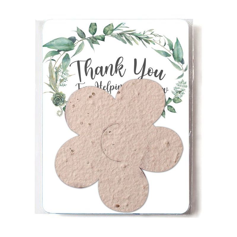 Flower Shaped Plantable Gift Pack