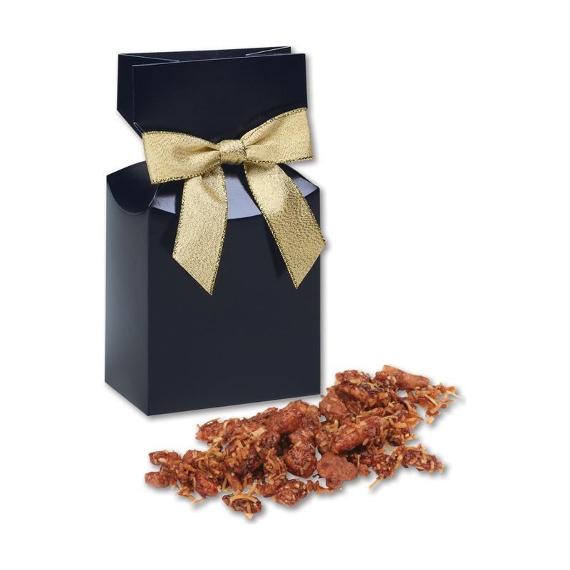 Coconut Praline Pecans in Navy Gift Box