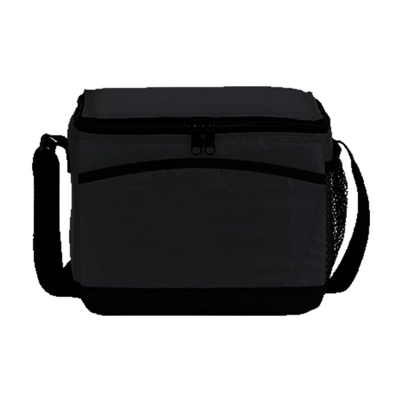 6 Pack Insulated PEVA Lunch Cooler Bag with Side Mesh