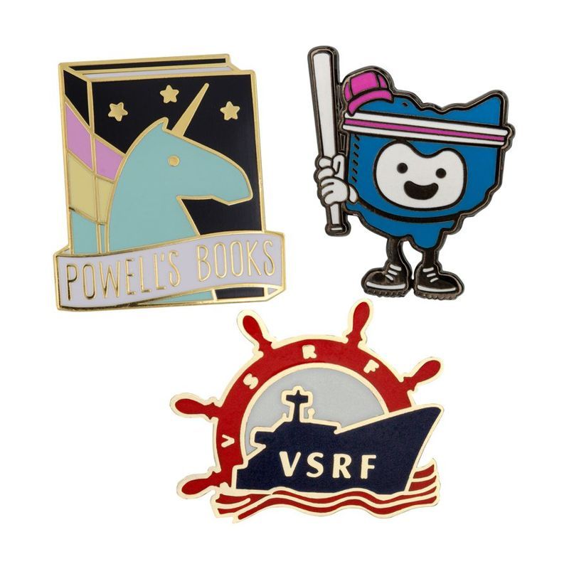 1" Die Struck Resin Hard Enamel Lapel Pin
