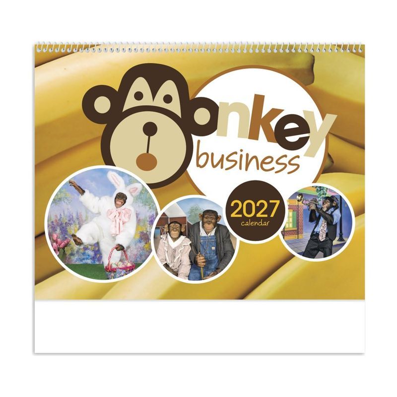 Monkey Business Wall Calendar