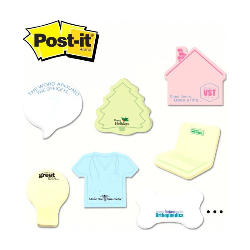 Post-it Custom Printed Notes Large Shapes