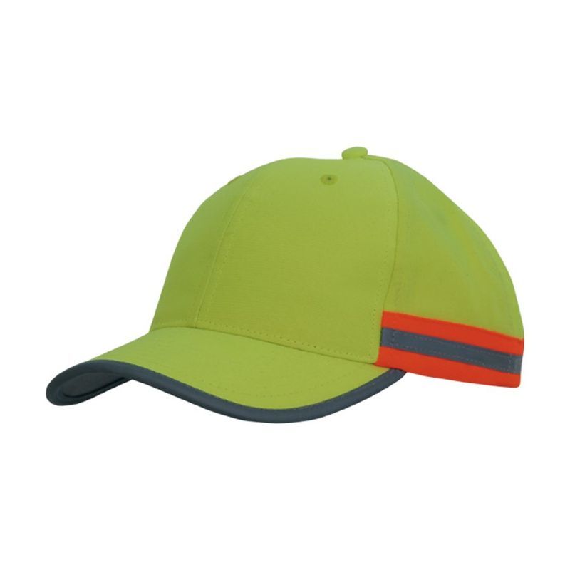 Hi Vis Cap with Reflective Tape