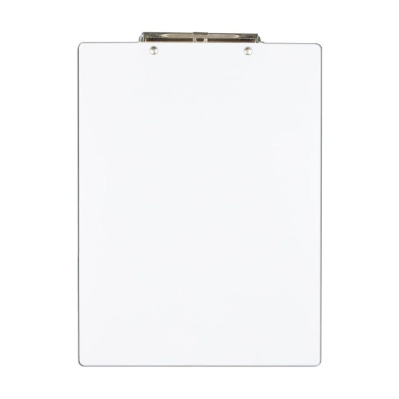 Letter Size Clipboard with Metal Spring Clip