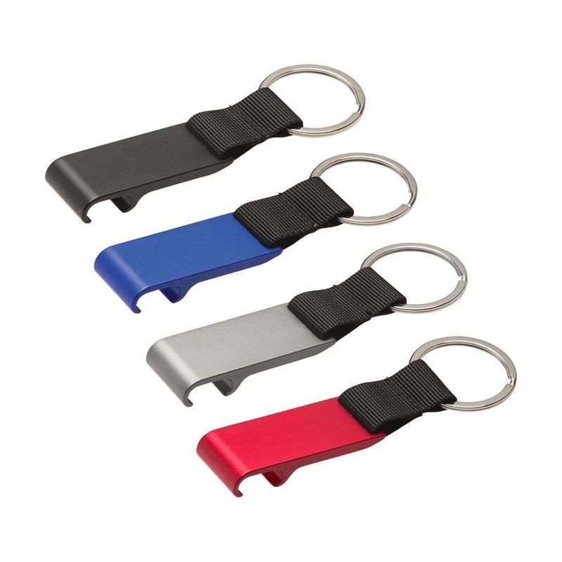 Aluminum Bottle Opener with Key Ring