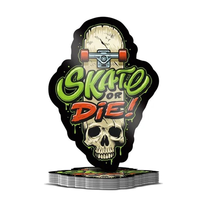 4" Custom Shape Die Cut Sticker