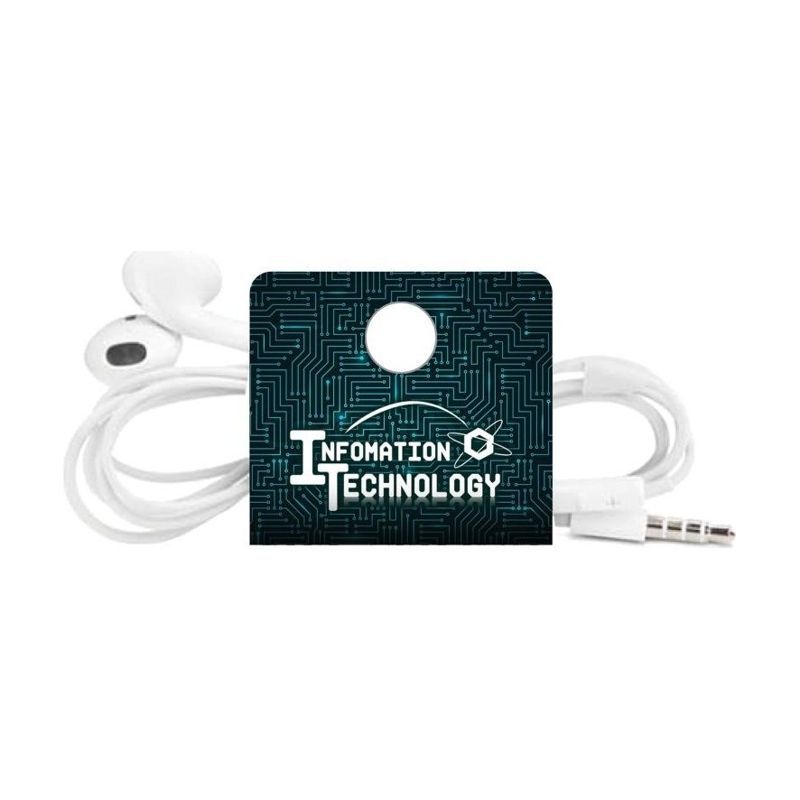 Full Color Neoprene Tech Wrap Cord Organizer, 3.75"