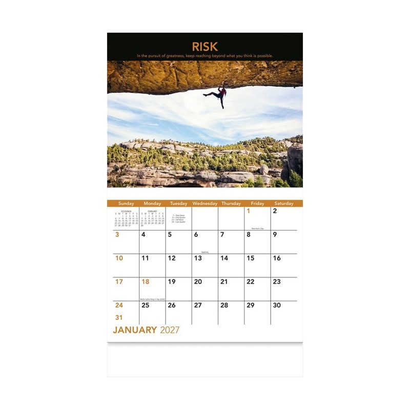 Motivations 2027 Stapled Wall Calendar