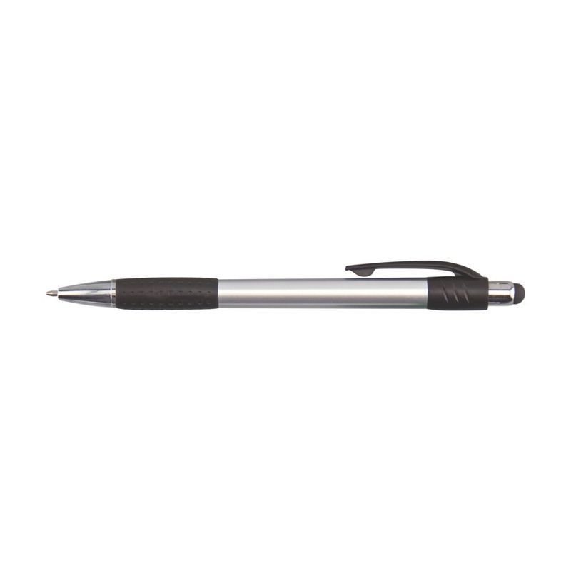 Silver Stylus Pen with Metallic Accents