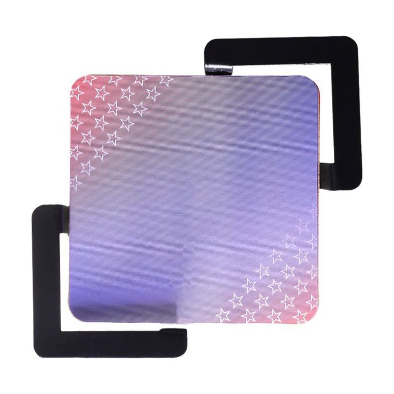 Lenticular Color Changing Coaster Set with Stand