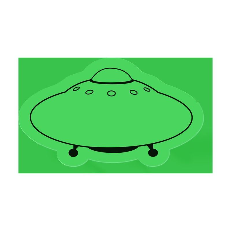 UFO Die Cut Eraser