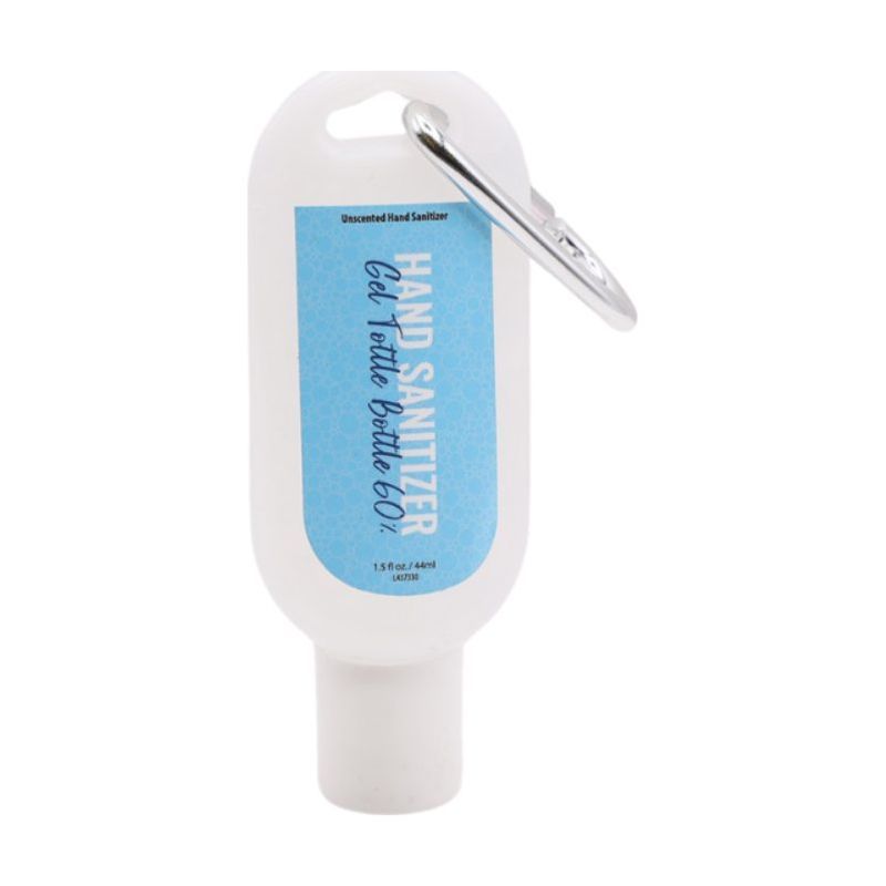 1.5 oz Hand Sanitizer Gel Tottle with Carabiner