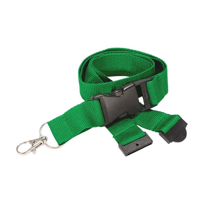 Polyester Lanyard with Buckle Release and Safety
