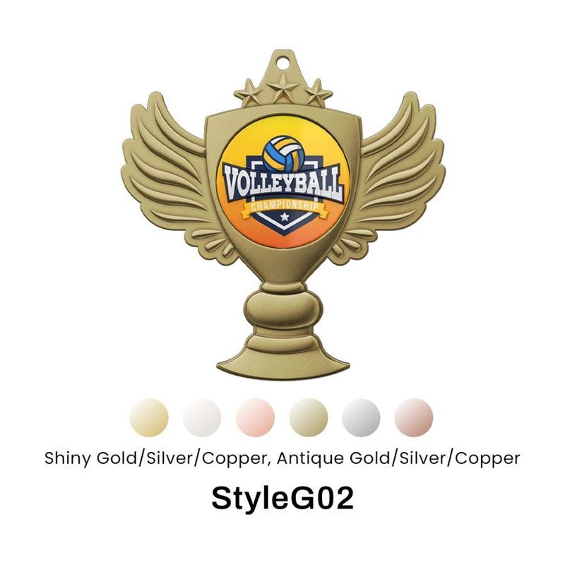 2.5" UV Printed Glory Medal