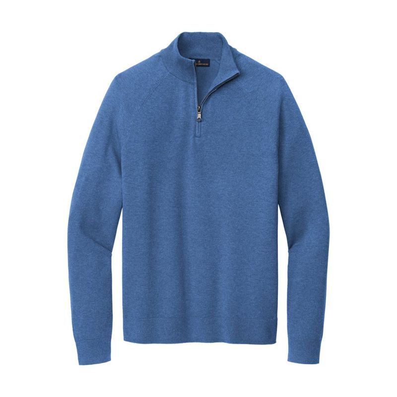 Brooks Brothers Cotton Stretch 1/4-Zip Sweater