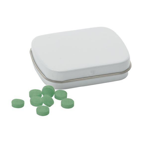 Sugar Free Mints in a Small Rectangular Hinged Tin