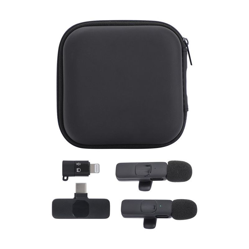 Center Stage Portable Wireless Lavalier Microphone, Set of 2