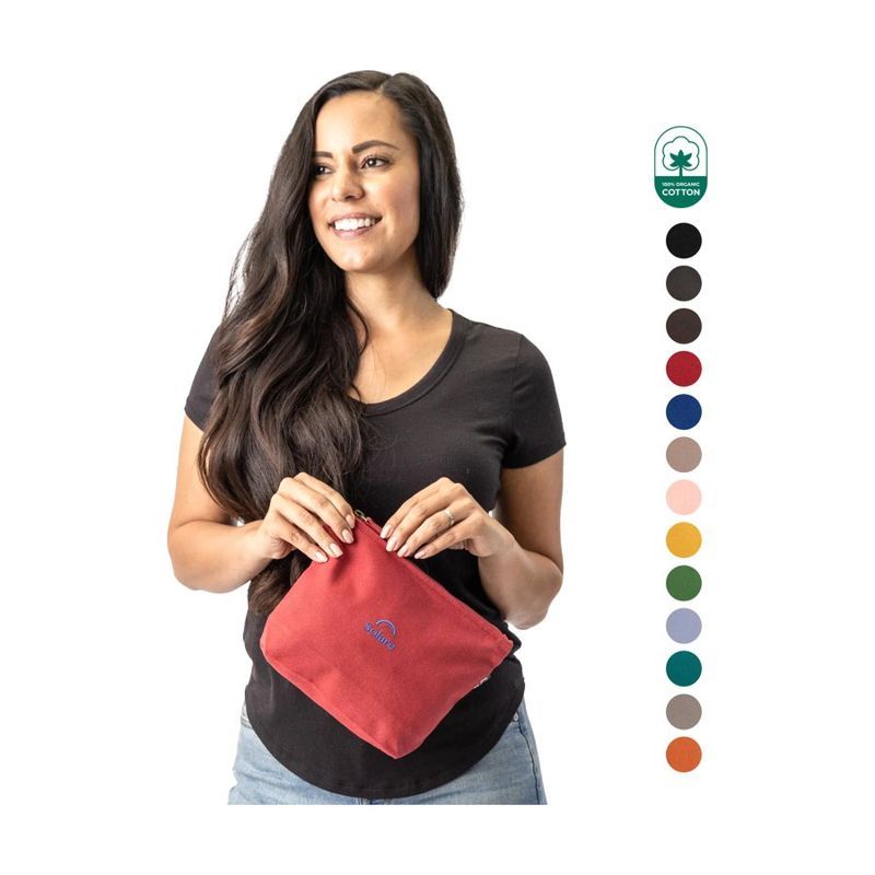 Eco Friendly Makeup Bag, GOTS and Fair Trade Certified