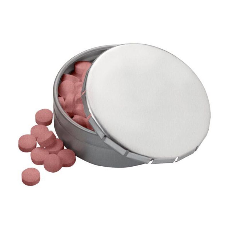 2-1/8" Large Round Push Tin with Mints