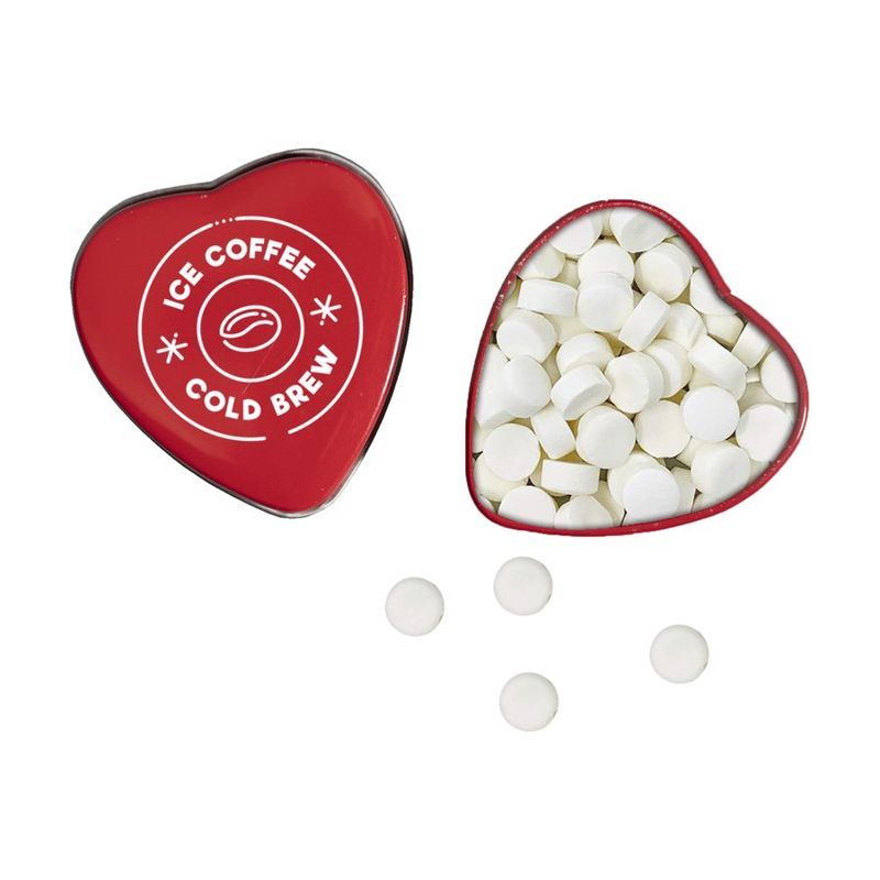 Small Heart Shaped Mint Tin