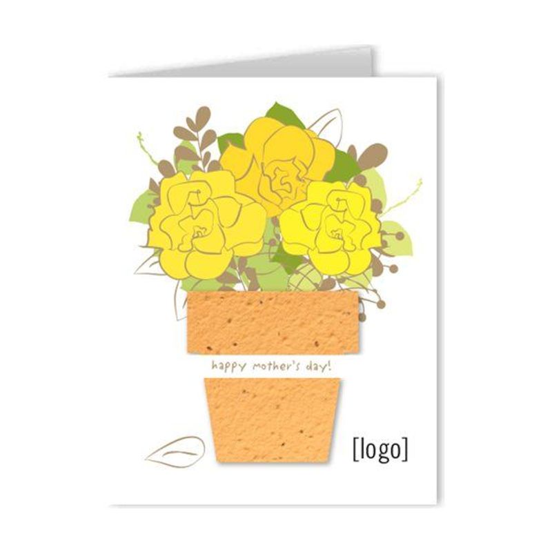 Seed Paper Shape Folding Card