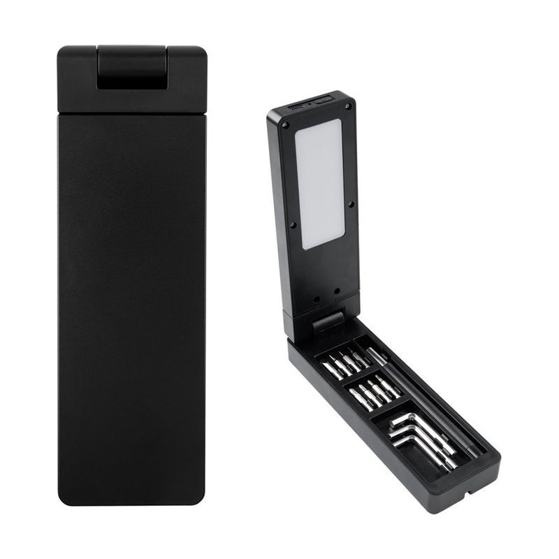 13-Piece Tool Set with Rechargeable Light