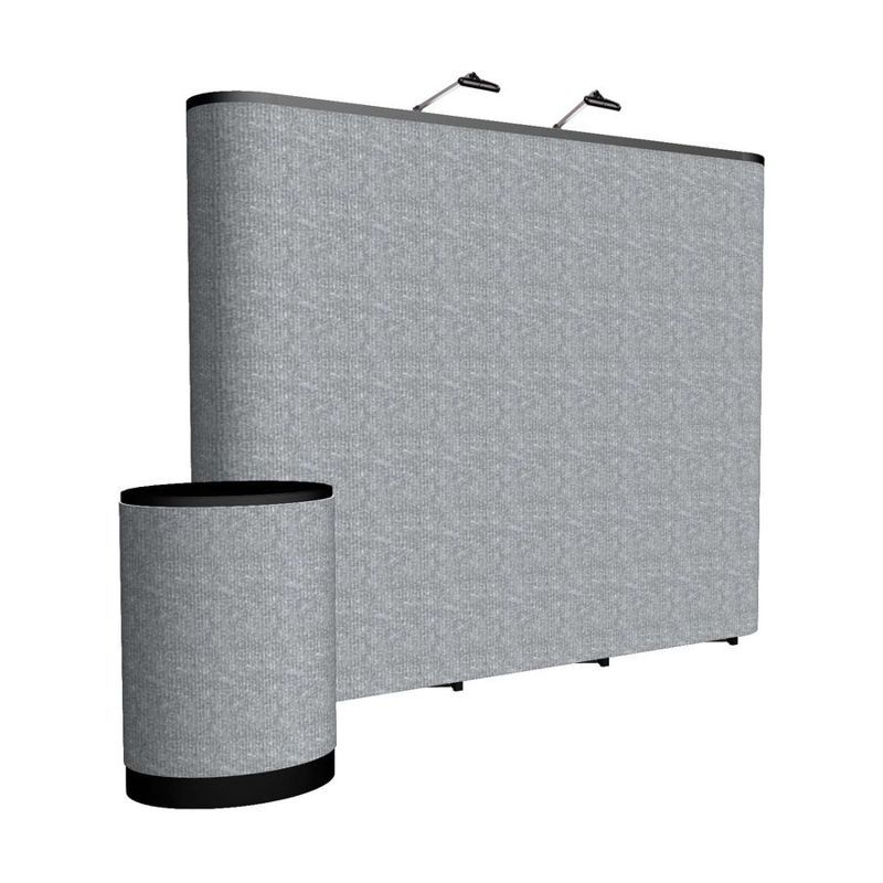 10 ft Straight ARISE Floor Display Kit, Fabric