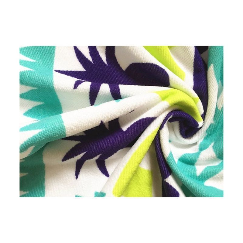 Round Sublimated Microfiber Beach Towel, 60"